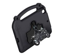 Generic Étui pour Tablette EVA avec Support Unique en Forme de Moto pour 10,2", Léger et Portable, Protection Complète Contre Les Chutes, Idéal pour Une Visualisation Mains Libres (Black)