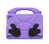 Generic Étui pour Tablette EVA, Housse Légère Antichoc avec Poignée pour Enfants, Utilisation en Extérieur, Facile à Transporter, 19,7x17,3x3,1cm (Violet Clair)