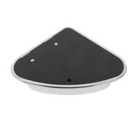 Generic Évier de Camping-car en Acier Inoxydable 304 de 17 L avec Couvercle en Verre trempé pour Caravane de Bateau, Lavabo à Angle Droit de 450 X 450 Mm avec Trou de Vidange de 40 Mm