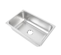 Generic Évier de Cuisine en Acier Inoxydable 304, Lavabo Simple Robuste pour Camping-car, Bateau, Camping-car, évier de Barre Peu Encombrant pour la Cuisine de la Maison