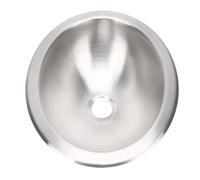 Generic Évier Rond pour Camping-car, évier de Cuisine Rond en Acier Inoxydable 304 13,23 X 10,63 X 4,72 Pouces, Cuve Simple avec Tuyau de 1,5 M, Finition Brossée pour Camping-car, Bateau, Yacht,