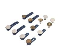 Generic Extension de Boutons de Pantalon, Anneau en Silicone Souple et Confortable, Ensemble de Boutons D'extension de Taille pour Pantalons, Jupes, Vêtements pour Hommes et Femmes