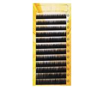 Generic Extension de Faux Sourcils Noirs Mélangés de Haute qualité, Rehausseur de Faux Sourcils pour Maquilleurs Professionnels, Fibres Importées, 12 Pièces