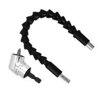Generic Extension Flexible du Bit de Forage, Conducteur de Bit à 105 DegréS S + 10pcs de Tournevis électrique Adaptateur de Forage à Angle Droit