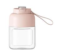Generic Extracteur de Jus Électrique Mélangeur de Fruits Portable 1100ml Blender Gobelet avec Anse Nettoyage Simple Convient Cuisine Gym Bureau, Rose