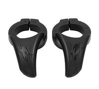 Generic Extrémité de Barre de Vélo, Conception Ergonomique, Accessoires de Poignée de Vélo Professionnels, Guidon de Repos de, Mini Guidon de Repos de de Montagne (BLACK)