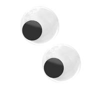 Generic Eye Wiggle, les Yeux sur Googly en Résine Présente 1 Paire pour le Réfrigérateur (noir blanc #11)