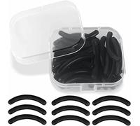 Generic Eyelash Curler - Recourbe-cils universel - Lot de 30 recharges en caoutchouc de silicone - Noir