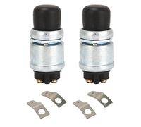 Generic EZGO - Jeu de Boutons de Commutation de Klaxon, Fiable, 12V, pour les Modèles de Voitures de Club de 1993 à 2022, en Métal, 2 Pièces
