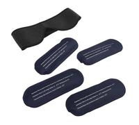 Generic Face Ice Pack Wrap, Hot Cold Compress Confortable Portant le Visage Pack de Glace Multipurose pour la Mâchoire du Dentiste (BLACK)