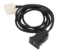 Generic Faisceau de Câbles Stéréo de Voiture, Câble de Commutateur Audio de Prise Aux Haute sensibilité ABS pour Remplacement de Mise à Niveau pour MX-5 RX8
