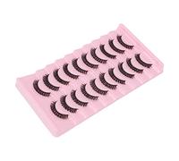Generic Faux Cils DD Curl Multipack Légers, Confortables et Doux pour le Maquillage, Cadeau Parfait pour les Mariages, les Fêtes ou un Usage Quotidien, 10 Paires (DH06-1)
