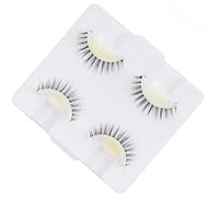 Generic Faux Cils Réutilisables Auto-adhésifs, Faux Cils Naturels Denses pour la Maison, 2 Paires (LD-2204)