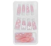 Generic Faux Clous de Couverture Complète, Faux Ongles de Mode pour les Mariages de Noël pour Halloween pour la Mascarade