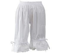 Generic Femmes Bloomer Victorien Steampunk Bloomers pour Filles Lolita Volants Dentelle Citrouille Pantalons Courts sous-Robe