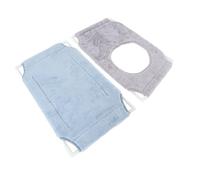 Generic Fenêtre de Chat à 2 Couches, Lit de Hamac avec Une Limite de Poids de 33 Tons, Stable avec 6 Aspirations pour Les Chats Intérieurs (Gris à Double Couche + Bleu)