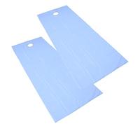 Generic Feuille de Couverture de Table de Massage SPA, Résistante à L'huile, Soins Doux pour Salon de beauté, 2 Pièces pour Massage, Centre de SPA 78,7 X 29,5 Pouces (BLUE)
