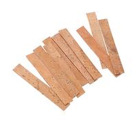 Generic Feuille de Liège pour le Cou, Accessoires D'instruments Durables pour la Réparation de Saxophone et de Clarinette, Liège de Haute qualité 10 Pièces 81x11x2mm