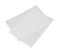 Generic Feuille de Protection Transparente A5, 50 Pièces, pour Reliure, Présentation et Rapports, Finition Mate, Plastique PP (WHITE)