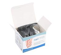 Generic Feuille D'élimination du Vernis à Ongles, 50 Pièces, Enveloppes de Coton Jetables, Gel à Ongles, à Tremper pour Salon et Usage Personnel avec des Bâtons en Bois
