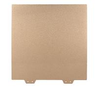 Generic Feuille PEI, Plaque Dorée pour Imprimante 3D Longueur Latérale 12 Pouces Opération Simple Coque Double Face pour Remplacement (Plaque d'acier)