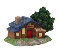 Generic Figurine de Chalet Miniature, Couleur Vive Charmante Décoration de Maison pour bonsaï (Petite Maison en Bois)