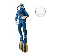 Generic Figurine de Plongeur Accessoire D'Aquascaping Ornement de Réservoir Modèle Compact Décoration Ludique avec Détails Fins Appropriée pour Créer Un Poin, Bleu 3.5x3.2x12.2cm