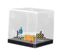 Generic Figurine Miniature à L'échelle 1:64, Scène de Rue, Accessoires, Adulte, Figurine Miniature, Cadeau, Figurine de Diorama, Modèle Humain pour Maison, Figure Bleue
