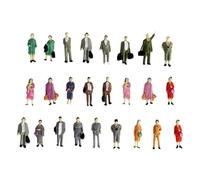 Generic Figurines à L'échelle HO 1:87, 25 Pièces, Différentes Poses, Paysage, Modèle de Personnes, Train, Parc, Rue, Passager, rester