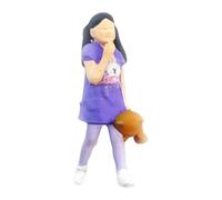 Generic Figurines Miniature Personnes Maquette Action Figures Jouets Peints Résine Conviennent à Décoration Bureau Micro Accessoire Maison, violet