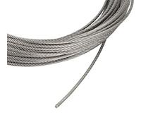 Generic Fil D'acier Inoxydable 304, Fil D'acier Solide pour le Levage de Pêche, 3mm pour les Activités de Plein Air (2,5 mm)