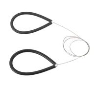 Generic Fil de Coupe D'argile Professionnel avec Poignée Confortable pour L'artisanat de Poterie et de Céramique 1 unité (BLACK)