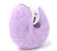 Generic Fil de Laine Mohair Pashm Angora Doux, Anti-boulochage, pour Chapeaux, Chaussures et Coussins, Matériau Confortable et Noble (16 vert neige)