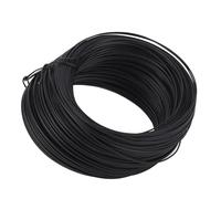 Generic Fil de Liaison en Acier de Renforcement, Fer galvanisé en PVC Durable pour Sécuriser les Plantes et le Regroupement, 85m (BLACK)