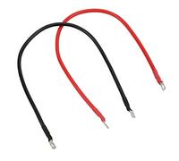 Generic Fil D'inverseur de Batterie Haute Performance, isolé en PVC Durable, 50cm, pour Applications Automobiles et Solaires, Paquet de 2