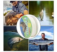 Generic Filet de Pêche PVA Soluble dans l'eau, Longueur de 5m, Sac en Maille, Accessoire pour Un Battage Précis du Nid (37MM)