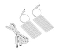 Generic Film Chauffant USB, Coussin Chauffant électrique Portable et Durable de 3,5x1,8 Pouces pour, Chaussettes et Chaussures, Matériau Sûr pour L'hiver
