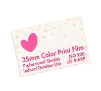 Generic Film d'impression Couleur 35 Mm, Film Négatif Couleur pour Appareil Photo ISO 200 à Haute Saturation et Contraste élevé pour 135 Appareils Photo