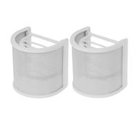 Generic Filtre Anti-pop pour Microphone U en Métal Blanc, Lot de 2 Pièces, Multipurpose et Facile à Retirer, pour Diffusion en Direct et Autres Occasions