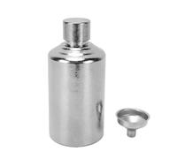 Generic Fiole à Whisky à Versage Lisse, Légère et Portable, Durable, Faite en Ti, pour Hommes en Camping (260ml)