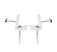 Generic Fixation de Cuvette de Toilette/bidet de WC Au Sol Incliné, Réparation de Kits de Fixation sur Semi-piédestal