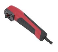 Generic Fixation Ergonomique de Perceuse à Angle Droit, Poignée Légère en ABS, Adaptateur D'angle de 90 Degrés pour Perceuses électriques