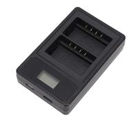 Generic Flash D'appareil Photo Double Chargeur Rapide pour Batterie VB26 VB26B VB30 avec écran Intelligent pour V1 V850III V860III AD100Pro V1Pro Ring72, Matériau ABS Portable