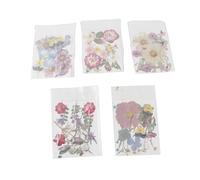 Generic Fleurs Pressées Séchées Texture Exquise Meubles de Scrapbooking pour Le Travail du Bois Fleurs Séchées Imitées (100 pièces) (Tapez 2)