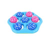 Generic Flotteur de Piscine Gonflable Hexagonal Vibrant avec Jeu de 7 Balles Multicolores pour des Activités de Plein Air Amusantes dans Les Piscines et Les Plages pour Les âges (Turquoise)