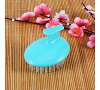 Generic Force Capillaire, Renvoi du Cuir Chevelu de Conception en Forme d'arrondie, pour le Massage de Massage du Cuir Chevelu pour le du de la Tête de Relaxation (BLUE)