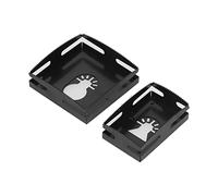 Generic Foret Rectangulaire Outil de Fraisage Durable pour le Travail du Bois pour L'installation de Boîtes électriques, pour Charpentiers et Entrepreneurs en Acier Inoxydable/acier à Haute Teneur