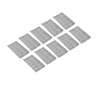 Generic Formulaires à Ongles pour Gel de Constructeur, Guides de Clou de Pointe Français 120pcs Reutilisables Dual French Nail Tips Forms Guide Extension Accessoires Manucure de Pointe Française