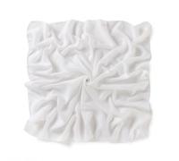 Generic Foulard carré turban en pur coton hijab couleur unique-1# blanc crème-90cm