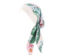 Generic Foulard pour femme Turban Headwear Chemo Beanie Écharpe Headwear pour le cancer, la chimio, la perte de cheveux, 2 - Vert., taille unique